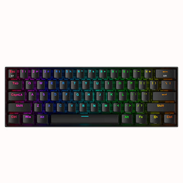 Redragon K530 Draconic pro 60% compact TKL RGB wireless mechanical gaming keyboard in black