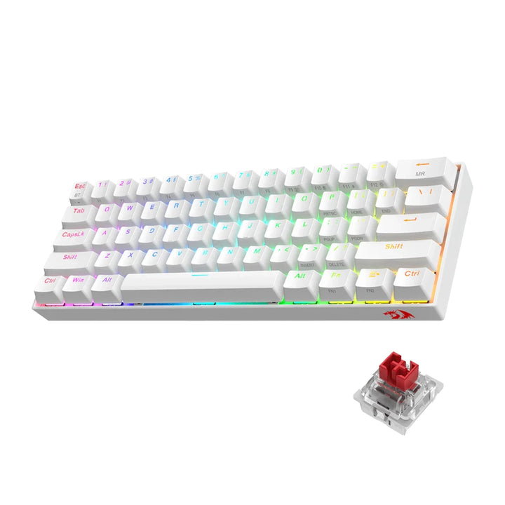 Redragon K530 White Draconic-Pro 61 keys Wireless Mechanical Keyboard
