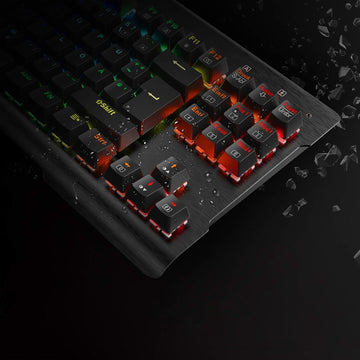 Redragon K561 Visnu RGB Mechanical Keyboard featuring customizable RGB settings and water resistance quality
