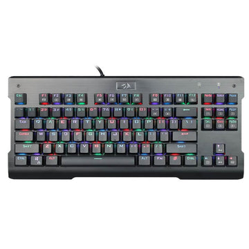 Redragon K561 Visnu RGB Mechanical Keyboard showcasing full layout ergonomic design with RGB lighting