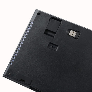 Infographic highlighting the Redragon K596 Vishnu Wireless RGB Mechanical Gaming Keyboard's Bluetooth connectivity
