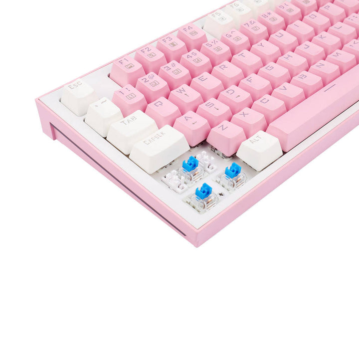 Redragon K611-WIB BES White LED Backlit Keyboard With Blue Switches