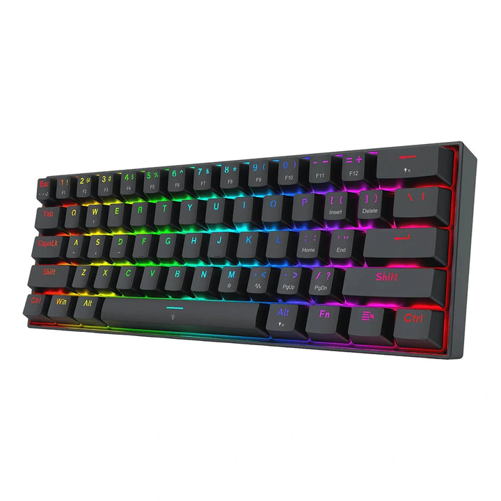 Redragon K617 Fizz Black 60% Rapid Trigger Wired Mechanical Keyboard