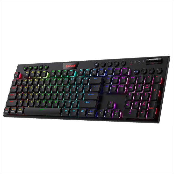 Redragon K618 Horus Wireless Keyboard With Low Profile Red Switches