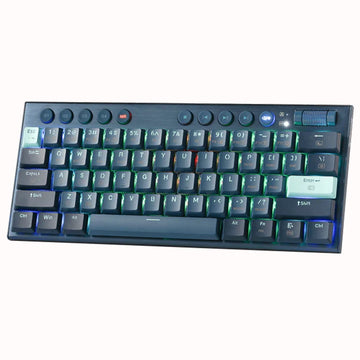 Redragon K632 PRO HORUS Wireless RGB Mechanical Keyboard with customizable backlighting, compact design & dedicated media keys