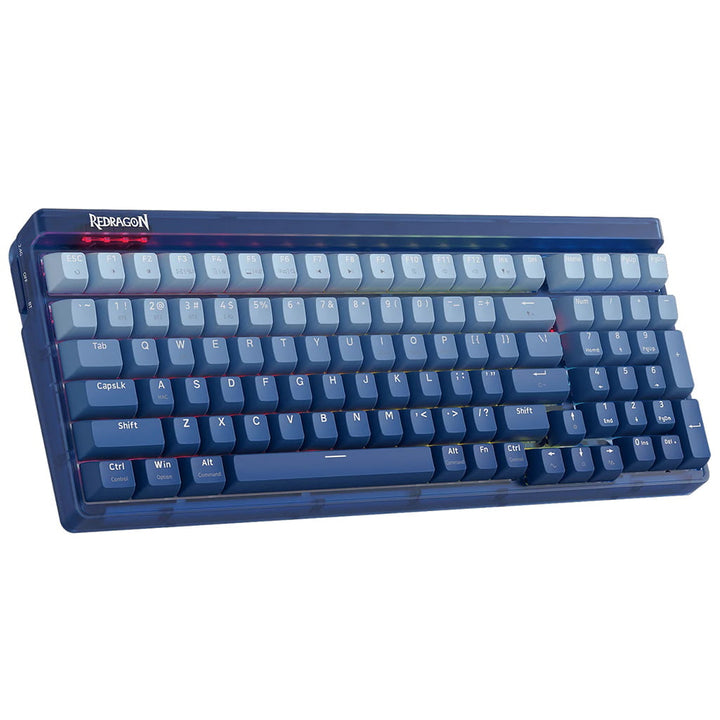 Redragon K656 Garen PRO Blue Mechanical Keyboard with RGB lighting and ergonomic design, perfect for gaming and typing