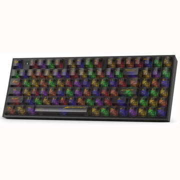 Redragon K658 PRO Black RGB transparent gaming keyboard with colorful backlighting with 94 keys layout
