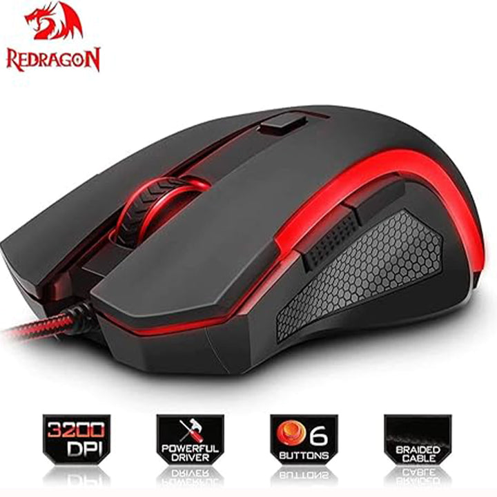 Redragon M606 Nothosaur 3200 DPI Gaming Mouse