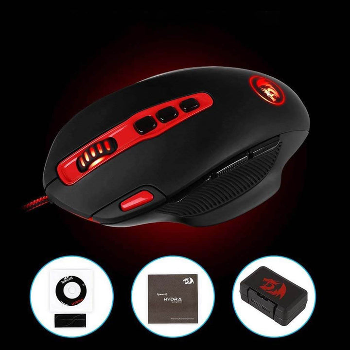 Redragon M805 Hydra 14400 DPI RGB Wired Gaming Mouse