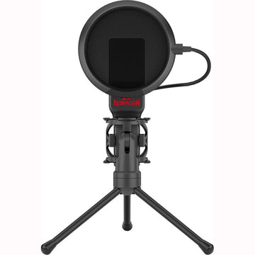 Clear audio for streaming and gaming with the Redragon Seyfert GM100 Stream Microphone, ideal for content creators