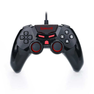 Black Redragon gaming controller with red accents.