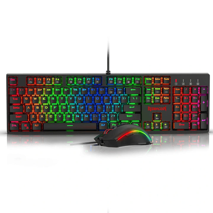 Redragon K582 BA Gaming Keyboard & M711 Mouse 2-in-1 Combo