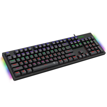T-Dagger Bermuda T-TGK312 Mechanical Gaming Keyboard with multicolor backlit keys and side LED lighting