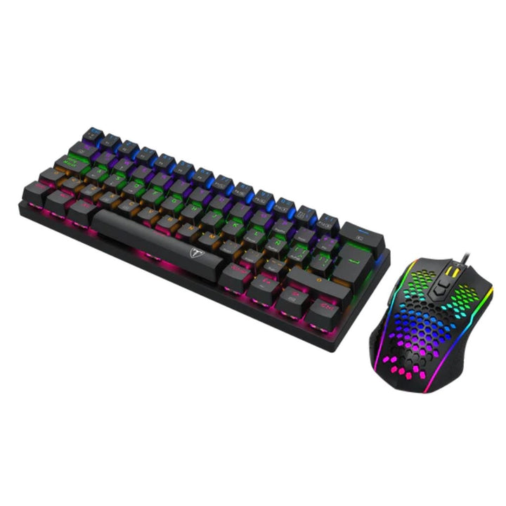 T Dagger TGS008 Main Force 2 in 1 Gaming Combo Black