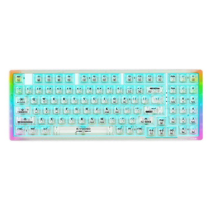 EYOOSO Z94 94-Key Transparent Mechanical Gaming Keyboard