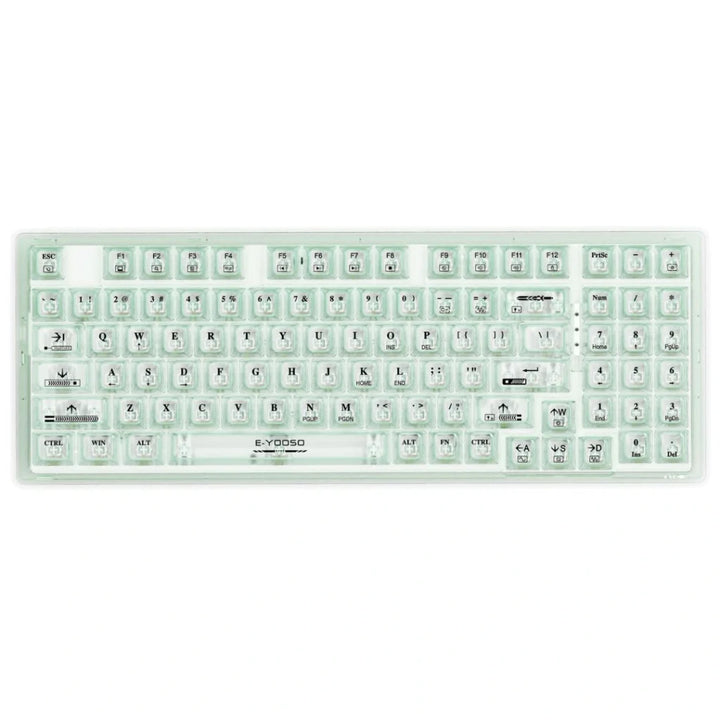 EYOOSO Z94 94-Key Transparent Mechanical Gaming Keyboard