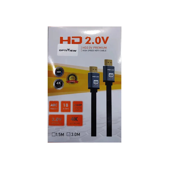 Optiview HDMI CABLE 4K WITH BOX 30M