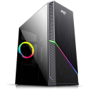 DarkFlash Aigo Rainbow-1 Black RGB Gaming Casing