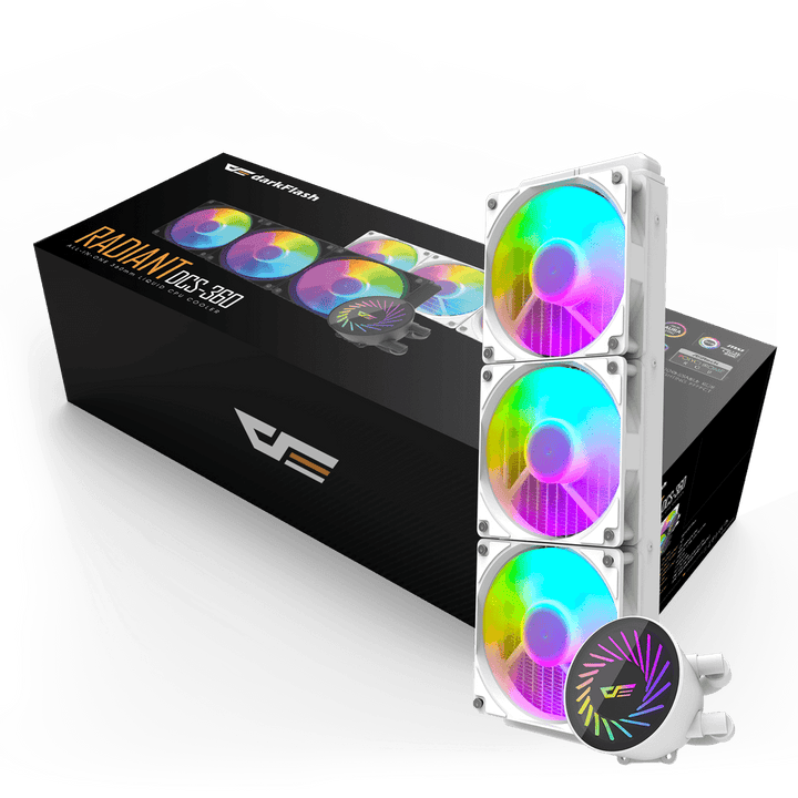 Darkflash DCS360 Water Cooling Fan White
