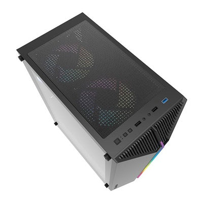 AIGO DK151 Darkflash with 3 RGB Fan White
