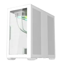DarkFlash DLX4000 Mesh Selection E-ATX Tempered Glass PC Case - White