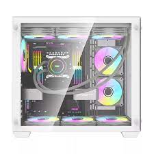 DarkFlashs C285 ATX Gaming Casing-White