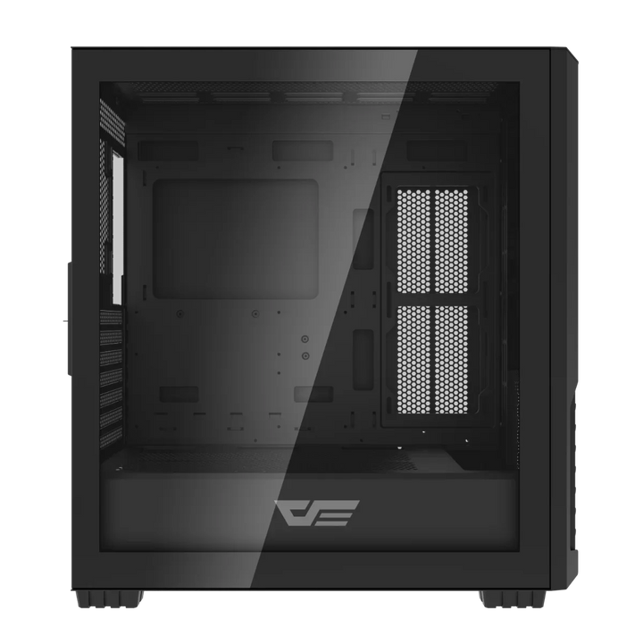 DarkFlash DY470 ATX Tower Case Black Without fans