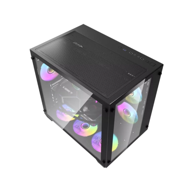 DarkFlash C285 ATX Gaming Casing-Black