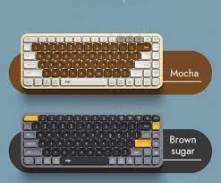 DarkFlash V200 Bluetooth & 2.4G Wireless Mechanical Keyboard- Brown Sugar