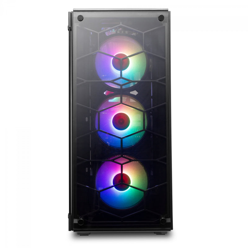 Redragon Wheel Jack Gc-606 Black Game Case With 3Rgb Fan