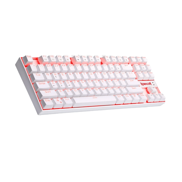 Redragon K552 Kumara 2 White Mechanical Gaming Keyboard (Red Light)