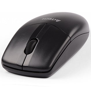 A4Tech G3-220N Optical Computer Wireless Mouse - Black