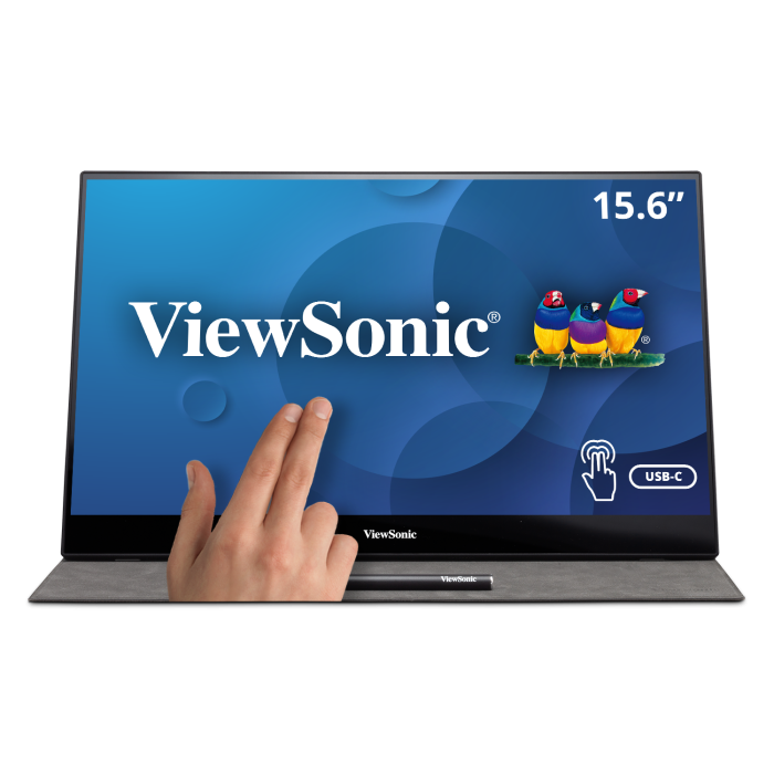 ViewSonic 15.6 Portable 1080p Touch Computer Monitor TD1655