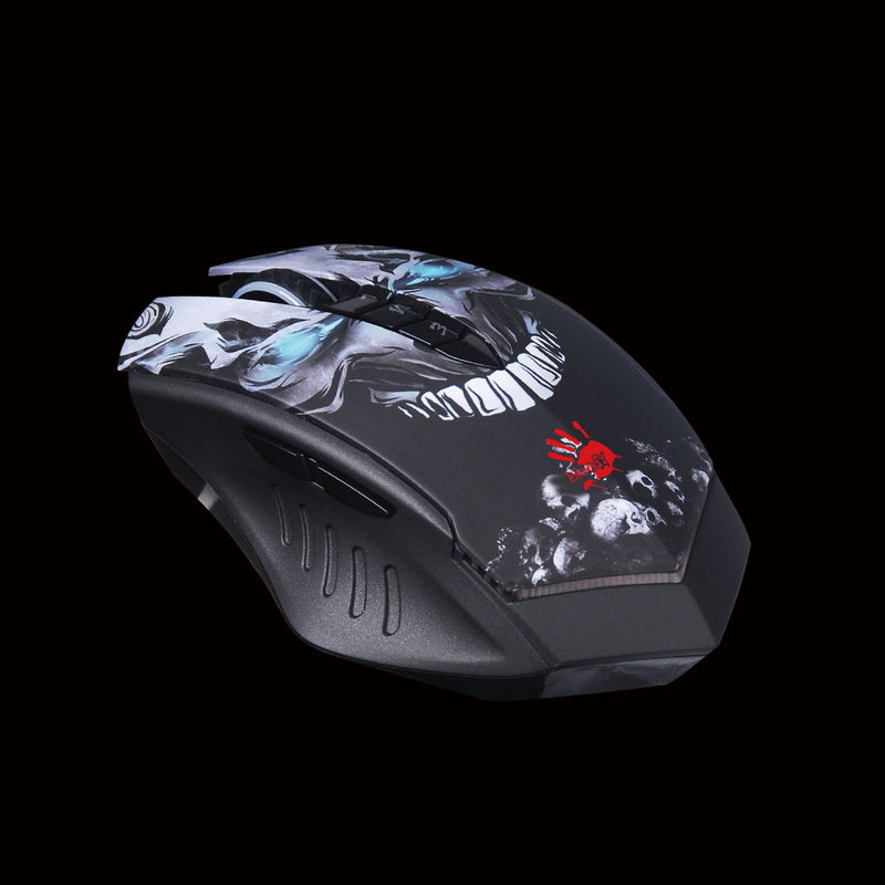 Bloody R80 Rechargeable Wireless Gaming Mouse (Skull)