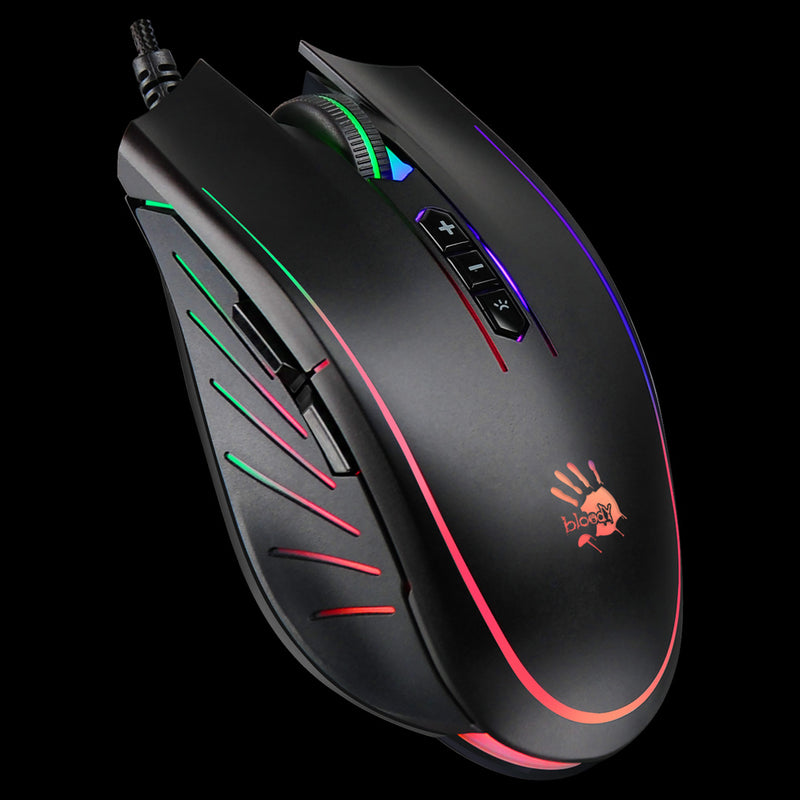 Bloody Q81 Metal Feet Neon X-Glide Gaming Mouse Price in Pakistan