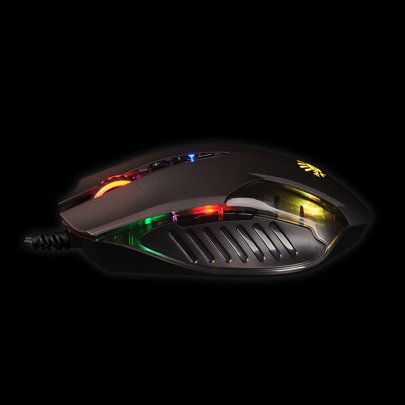 Bloody Q50 Neon X'Glide Gaming Mouse Black Multicare