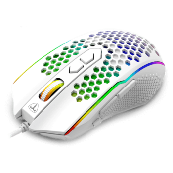 T-Dagger T-TGM310 Honeycomb RGB Gaming Mouse White