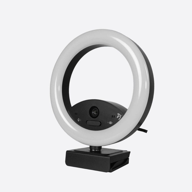 Arozzi Occhio - True Privacy Ring Light Webcam For Pc