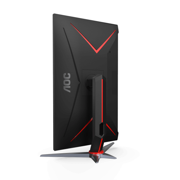 AOC 24" Frameless Gaming IPS Computer Monitor, FHD 1080P (Black-Red)