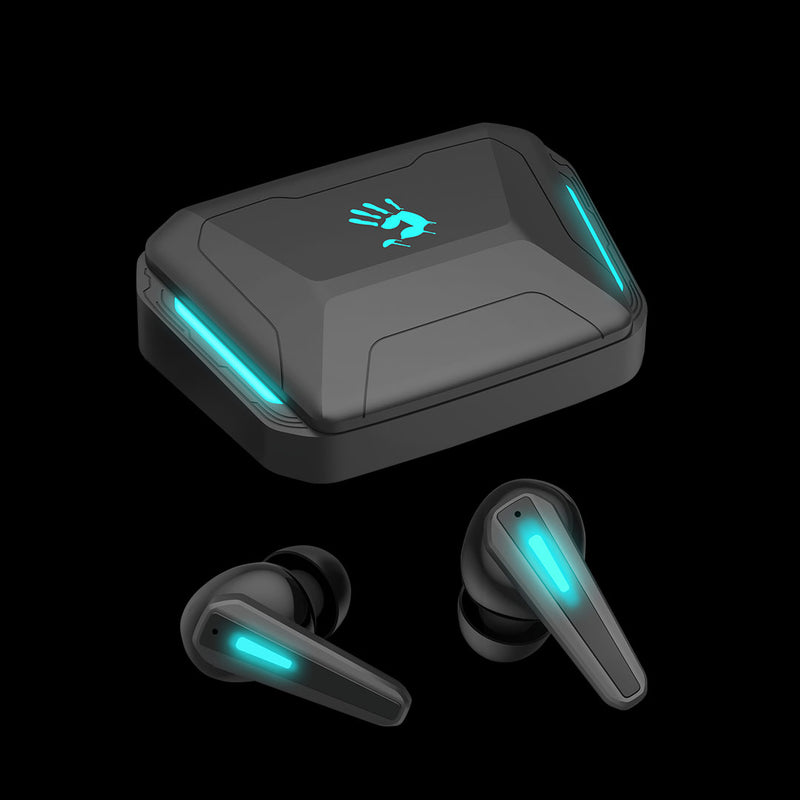 Bloody M70 Gaming Tws Earbuds Black+Blue Light Bluetooth Handsfree