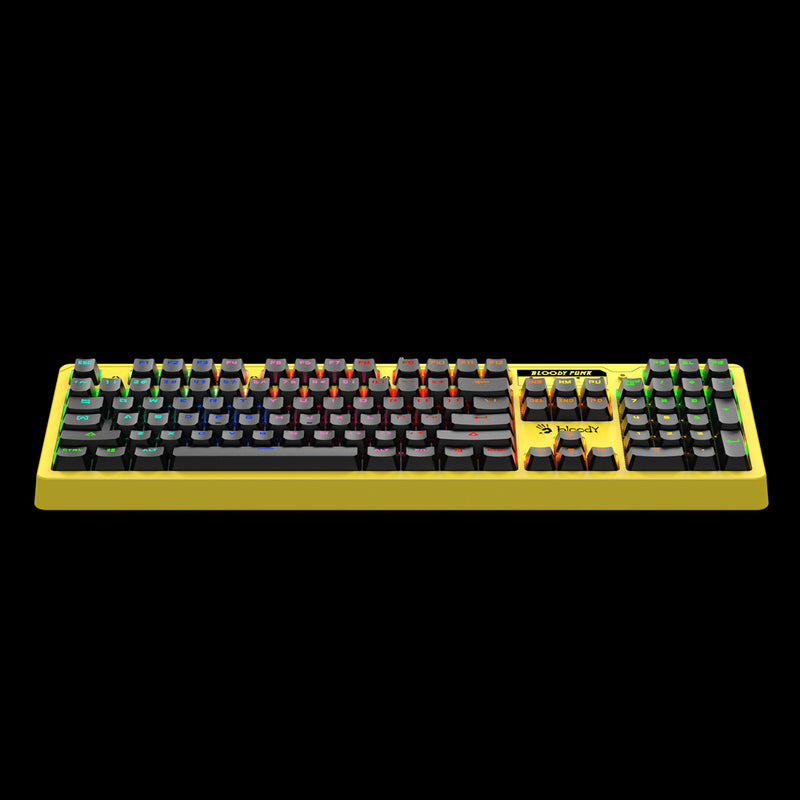 Bloody B810rc RGB Mechanical Gaming Keyboard (Punk Yellow)
