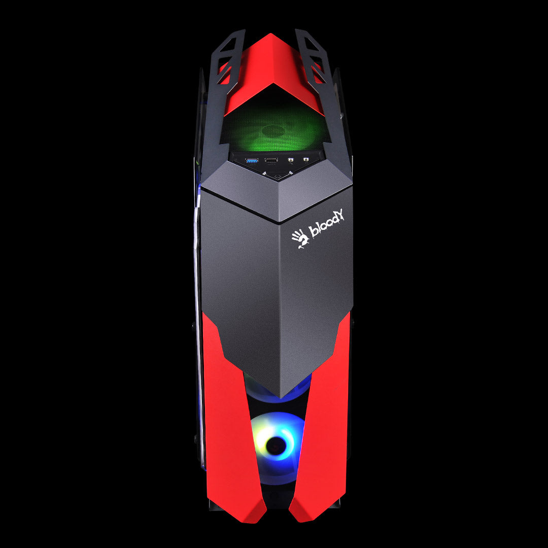 Bloody GH-30 Rogue Mid Tower Tempered Glass Gaming PC Case – Technoo