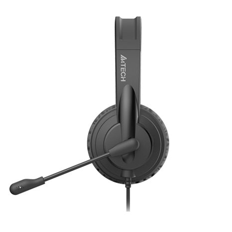A4Tech HS-11 Mono Noise Cancelling Unidirectional Mic & Headphone (Black)