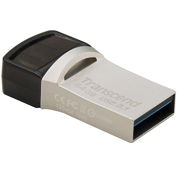 Transcend 64GB JetFlash 890 USB Type C Flash Drive