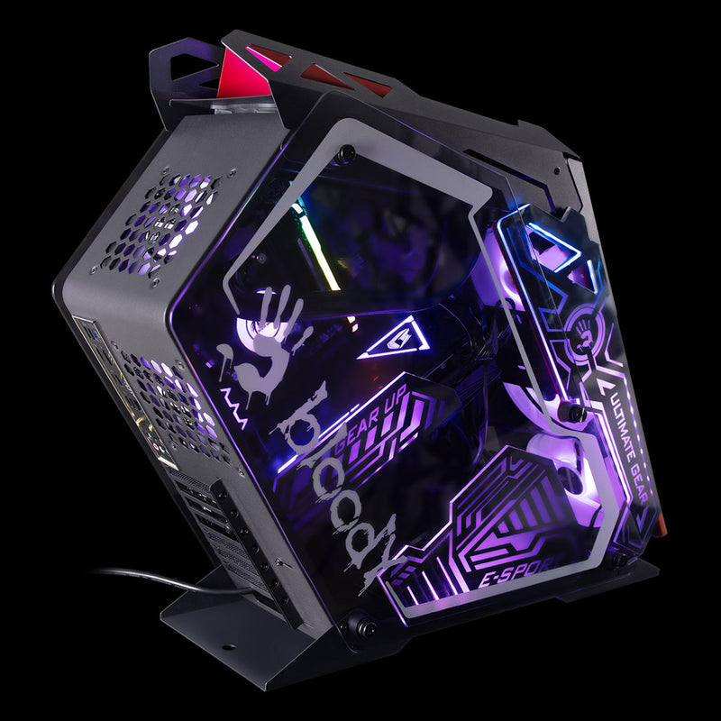 Bloody GH-30 Rogue Mid Tower Tempered Glass Gaming PC Case