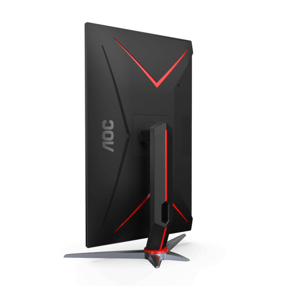 AOC 24" Frameless Gaming IPS Computer Monitor, FHD 1080P (Black-Red)