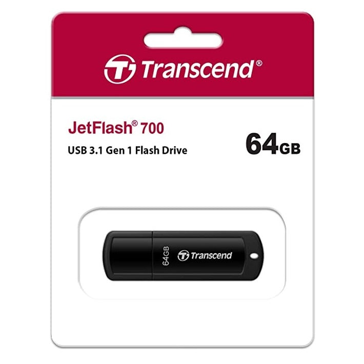 Transcend 64GB JetFlash 700 USB 3.1 Flash Drive