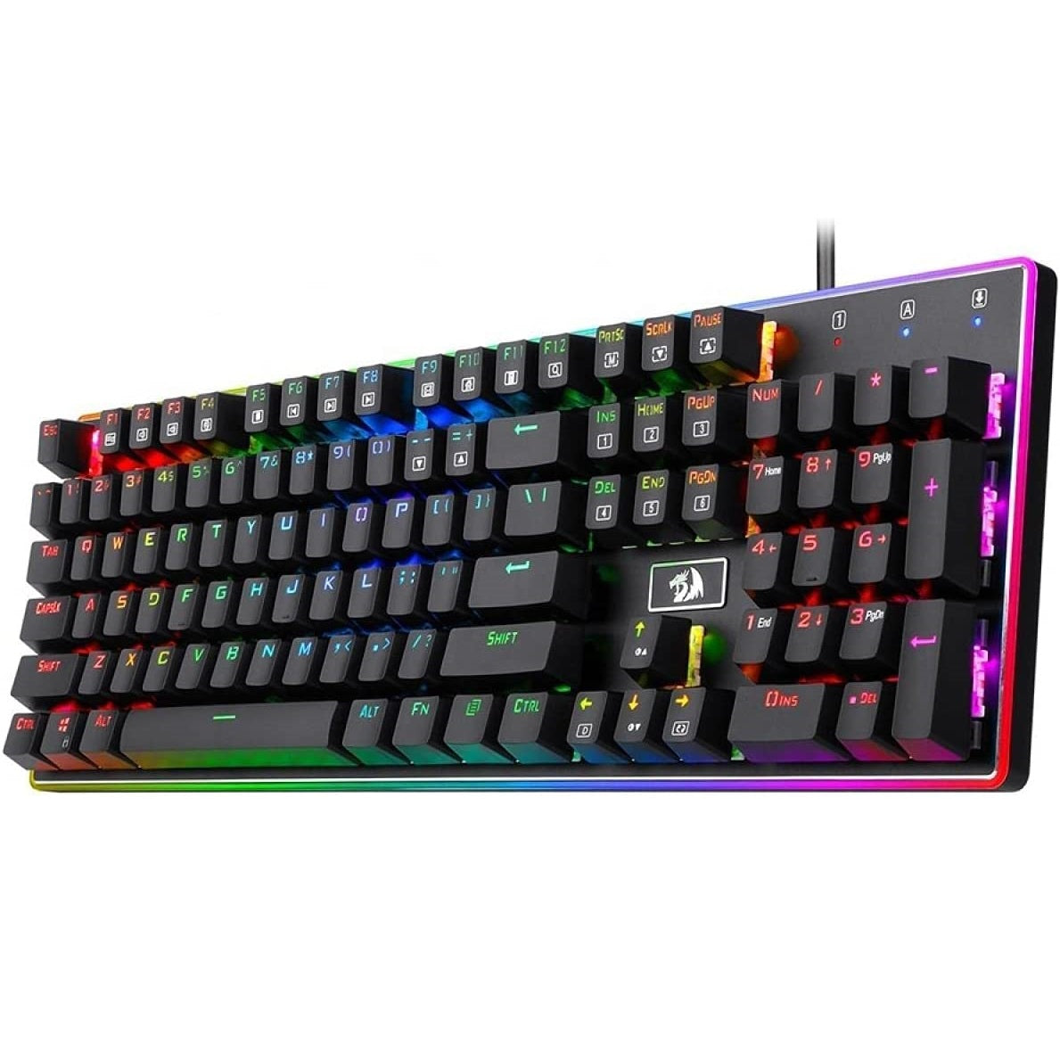 K595 Redragon K595 Ratri Silent RGB Mechanical Gaming Keyboard – Technoo