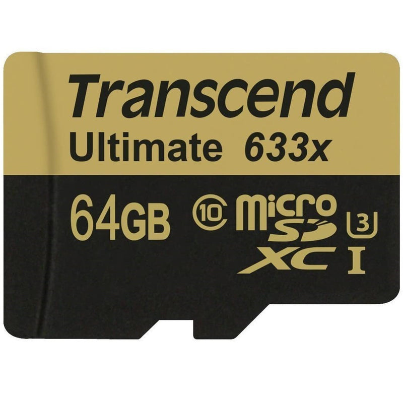 Transcend 64 GB MicroSDXC Memory Card 95 Mb/s TS64GUSDU3