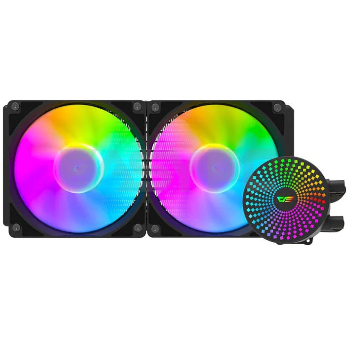 DarkFlash Radiant DC 240 ARGB AIO Liquid CPU Cooler Fan